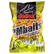 Смесь зерновых PMbaits Mix №1/Миненко/, 1кг, кукуруза, конопля