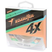 Шнур КОЛИБРИ 4х/Олта/, 100м, 0,03мм (#0.15) - 0,91кг, 4x, мультиколор