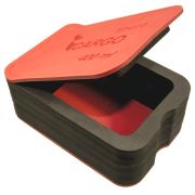 Мотыльница EVA для кормового мотыля/Cargo/, 400мл, красная