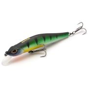 Воблер КОСТА «зеленый окунь»/Олта/, 8.0см, 7.8гр., суспендер, 0,8-1,0м, кр.Mustad