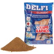 Прикорм Classic карп+карась/Delfi/, 0.8кг, аромат чеснок