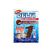 Прикорм зимний увлажненный ICE Ready Универсальный/Delfi/, 500г, креветка, красная+блестки, кор.20шт