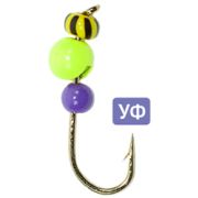Морм.вольфр.«Погремушка с вольфрамовым шариком»/Олта/, 4.0мм, 0.55гр, цвет Fluorescent Lime
