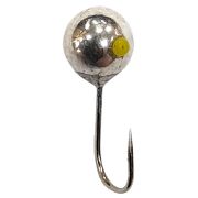 Мормышка вольфр. «Шар»/Олта/ с трубочкой, серебро, d3.5мм, 0.36гр, кр.Owner, 10шт