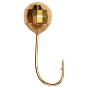 Морм.вольфр.«Шарик Диско» с отверстием, золото, d4мм, 0.53гр, кр.№16