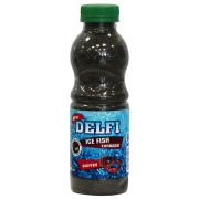 Прикорм зимний ICE FISH Tornado Большая Рыба/Delfi/, 0.5л, аромат червь+мотыль, черная, кор.-24шт