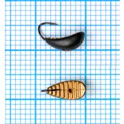 Мормышка свинцовая «Водяной ослик»/Олта/ с отверстием, 0.45гр, кр.№16, цвет черный/золотистый