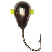 Морм.вольфр.«Капля» с отверстием, черный, d2мм, 0.17гр, кр.№20