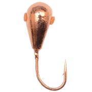 Морм.вольфр.«Японская капля» с отверстием, медь, d2мм, 0.13гр, кр.№20