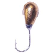 Мормышка вольфр. «Капля»/Олта/ с трубочкой, золото, d2.3мм, 0.18гр, кр.Owner, 10шт