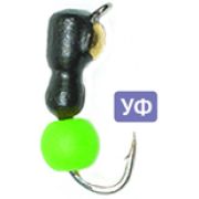 Морм.вольфр.«Муравей с шариком неон» /Олта/, 4.0мм, 1,1гр, коронка золото