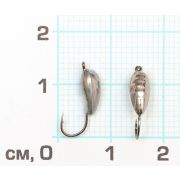 Морм.вол/кор.«Жучок больш», никель, 0.9гр, кр.№12, 10шт