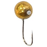 Мормышка вольфр. «Шар»/Олта/ с трубочкой, золото, d3.1мм, 0.24гр, кр.Owner, 10шт