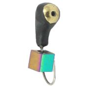 Морм.вольфр.«Уралочка с кубиком хамелеон» /Олта/, 2.5мм, 0,40гр, коронка золото