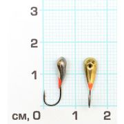 Морм.паяная «Уралка микро №2», латунь, 0.6гр, кр.№10, 25шт
