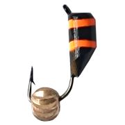 Морм.вольфр.«Безнасадка»/Олта/, 2,5мм, петля, пчелка оранжевый, латунь зефирка розовое золото, 0.6гр