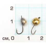 Морм.вол/кор.«Дробинка», 6мм, латунь, 1,2гр, кр.№12, 10шт