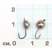 Морм.вол/кор.«Дробинка», 6мм, никель, 1,2гр, кр.№12, 10шт