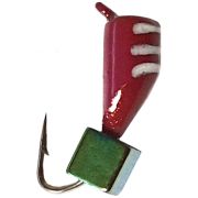 Морм.вольфр.«Микроб»/Олта/, 2.5мм, петля, вишневый, кубик хамелеон, 0.4гр