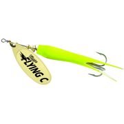 Блесна вращ. Mepps AGLIA FLYING C, 10g №3 Gold/Chartreuse