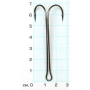 Двойник 11043/Скорпион/, N 4/0BN, супер длинное цевье, круглый загиб, 20шт