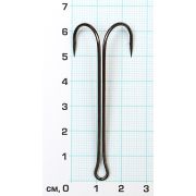 Двойник 11043/Скорпион/, N 3/0BN, супер длинное цевье, круглый загиб, 20шт