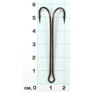Двойник 11043/Скорпион/, N 2/0BN, супер длинное цевье, круглый загиб, 20шт