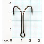 Двойник 11041/Скорпион/, N 2/0BN, короткое цевье, прямой загиб, 20шт