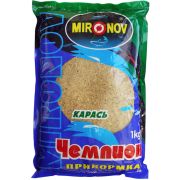 Прикорм для карася /Миронов/, фирменная композиция, 1,0кг, натуральный, коробка-10шт