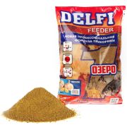 Прикорм FEEDER озеро/Delfi/, 0.8кг, аромат чеснок