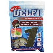 Прикорм зимний увлажненный ICE Ready Лещ+Плотва/Delfi/, 500г, аромат конопля, зеленая